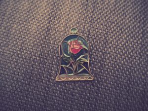 enchanted rose pin