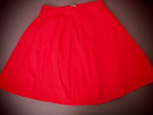 red skirt