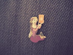 rapunzel and lantern pin